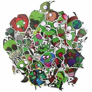 Invader Zim Themed Set of 38 Assorted Stickers Decal Set - Picture 1 of 1