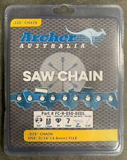 20" Archer Chainsaw Chain .325 pitch .050 80DL FULL CHISEL replaces 20LPX080G