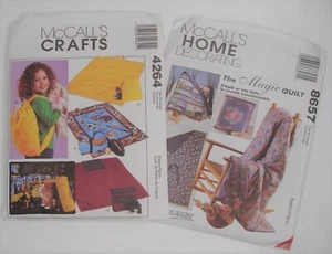 McCalls 8657 4264 Magic Quilt Decke Schnittmuster ungeschnitten Handarbeit - Bild 1 von 2