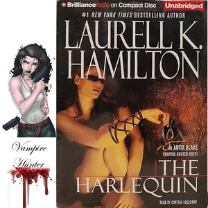 The Harlequin by Laurell K. Hamilton / Anita Blank, Vampire Hunter / AUDIO CDs - Picture 1 of 2
