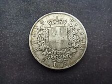 5 Lire Argent 1862 N Napoli (Ref 1151)
