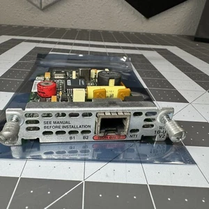 Cisco Interface Card WIC-1B-U V2 1 Port ISDN BRI U WAN 73-7542-03 A0 1800 series - Picture 1 of 8