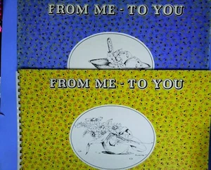 2 From Me To You von Mary Jo Leisure in blau und gelb Calico Muster 1975/76 - Bild 1 von 9