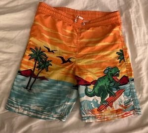 Old Navy Boys XL 14-16 Bathing Suit, Surfing T. rex - Picture 1 of 4