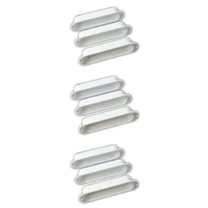 9 Pcs Pickup Abdeckung Geschlossen Single Coil Weiß Pickup Abdeckung Für Gitarre - Bild 1 von 9