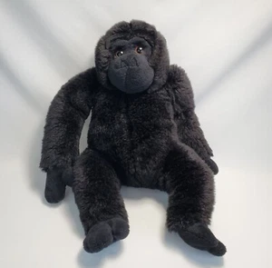 Animal Alley Schwarzer Gorilla Plüschtiere R Us Stofftier sitzend 10 Zoll - Bild 1 von 10