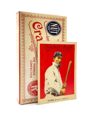 Cracker Jack Box Replica with 1914 Ty Cobb Baseball Card (Reprint) Vintage - Image 1 of 3