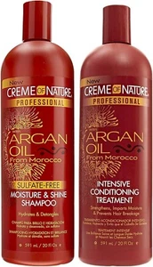 Creme of Nature | Argan Oil Shampoo 591ml & Conditioner 591ml Set - Picture 1 of 4