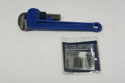 1 pcs Eclipse Tools ELPW8, 8" Leader Pattern Pipe Wrench Blue ENGLAND - Image 1 of 4