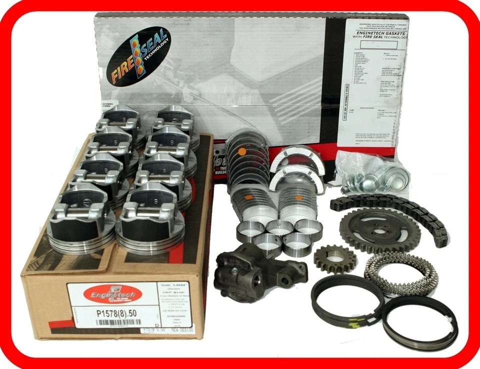 99-00 Chevrolet Camaro Corvette 5.7L V8 LS1 LS-1 KIT DE REVISÃO DE RECONSTRUÇÃO DE MOTOR - Imagem 1 de 1