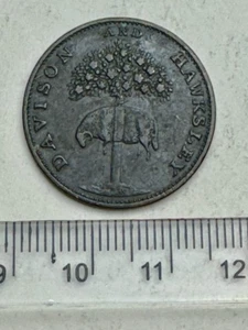 1791 Conder Medaille - Sixpence für DAVISON HAWKSLEY - Arnold, Nottingham (F356) - Bild 1 von 2