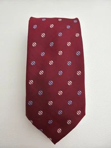 Cravatta uomo Giorgio Mariani bordeaux con pois blu e bianchi - Foto 1 di 5