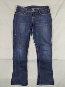 True Religion Jeans Damen 27 Bootcut Low Rise Stretch Rodeo Cowgirl Denim Blau - Bild 1 von 11