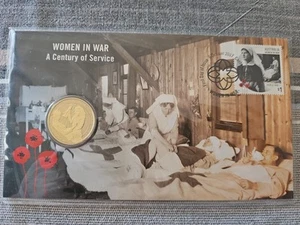 PNC Australia 2017 Women In War A Centenary of Service Perth Mint $1 Coin - Picture 1 of 4