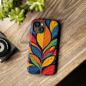 Funda Resistente Hoja Colorida, Cubierta de Teléfono Vibrante, Funda Protectora de Teléfono - Imagen 1 de 99