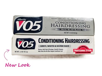 Tubo acondicionador Vo5 gris/blanco/plateado de 1,5 onzas (44 ml) Foto 1 de 4
