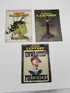 National Lampoon Magazine Lot Of 3, READ DESCRIPTION - Picture 1 of 4