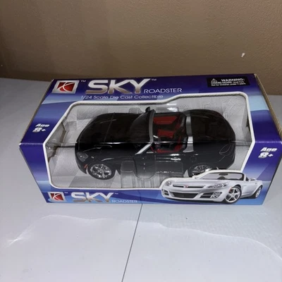 ProMark 1/24 Saturn Sky Roadster Black Die Cast Collectible Special Edition - Image 1 of 4