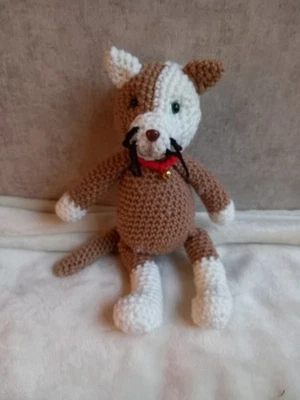 Häkeltiere Amigurumi Kuscheltier Katze 🐱 Geschenk 🎁 Weihnachten 🎄 Gehäkelt - Bild 1 von 3