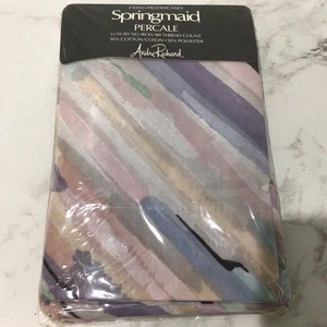 Fundas de almohada Springmaid Andre Richard 2 King de colección sombras plateadas 2 rosas EE. UU. NUEVAS - Imagen 1 de 4
