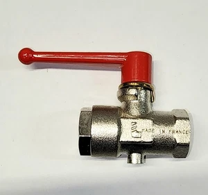 LEGRIS 0489 07 14  1/4" NPTF BALL VALVE BRASS  NEW - Picture 1 of 1