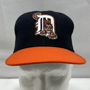 Vintage Detroit Tigers Fitted Wool Hat New Era 5950 Pro Diamond Collection 6 3/4 - Picture 1 of 9