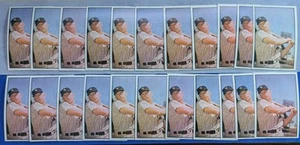 lot of 22 Mickey Mantle 1953 Bowman Color Reprint 1989 Bowman insert Yankees - Picture 1 of 1