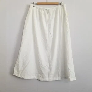 NWT Universal Thread White A-Line Midi Skirt Size Large - Picture 1 of 9