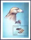 Angola 2000 MNH MS, Golden Eagle (Aquila chrysaetos) Birds or prey