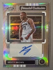 2022 Panini Contenders Optic Bruce Brown Auto Perennial /99 silver prizm Nuggets