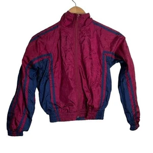 Chaqueta cortavientos activa vertical vintage talla mediana 10-12 - Imagen 1 de 8