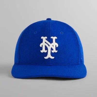 Kith '47 New York Mets Stem Stitch Franchise LS Cap Fitted Hat Royal Blue Large - Image 1 of 4