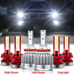 Kit combo de faros LED H9 H11 blanco para Nissan Altima 2007-2018 - Imagen 1 de 12