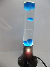 Vintage Oozy Glo Lamp 15" Motion Flo Blue Motion Flow Model EH968- Lava Lamp