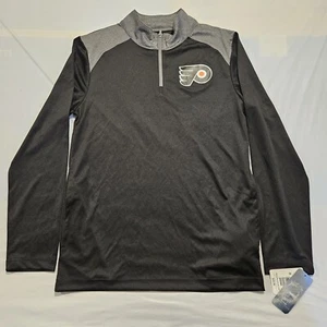 NHL PHILADELPHIA FLYERS (Size S) Mens Sweatshirt Long-Sleeve Quarter Zip - Picture 1 of 10
