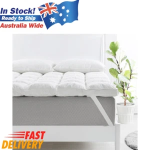 duck feather down mattress topper 1800gsm single - Picture 1 of 1