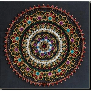 Perlen Stickset Mandala Perlen Nähen Perlenarbeiten DIY Abris Art - Bild 1 von 5
