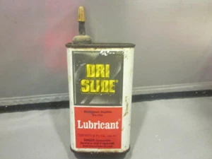  8 FL. OZ. DRI SLIDE METAL CAN WITH LID 1/4 FULL - Picture 1 of 2