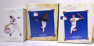 Hallmark Christmas Tree Keepsake Ornaments Lot Baseball Ballpark Red Sox Giants - Picture 1 of 3