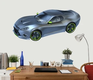 3D Grünes Rad H836 Auto Wallpaper Wandbild Poster Wandaufkleber Transport Honey - Picture 1 of 5