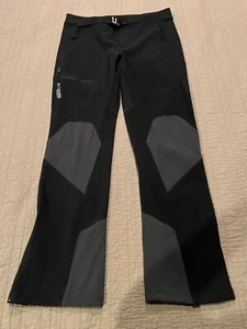 Women's COLUMBIA Titanium Omni-Heat Black & Gray Snow Ski Snowboard Pants Sz 12 - Picture 1 of 13