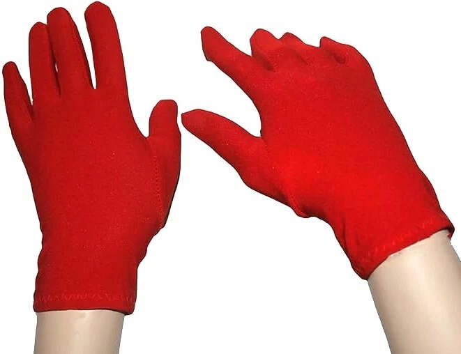 全新带标签 性感 BE WICKED 聚酯纤维 弹力服装 派对女主角 BURLESQUE 花哨手套 — 第 1/1 张图片