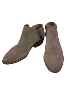 EUC Lucky Brand hellbraune Damen-Booties mit seitlichem Reißverschluss Größe 9M/40 - Bild 1 von 4
