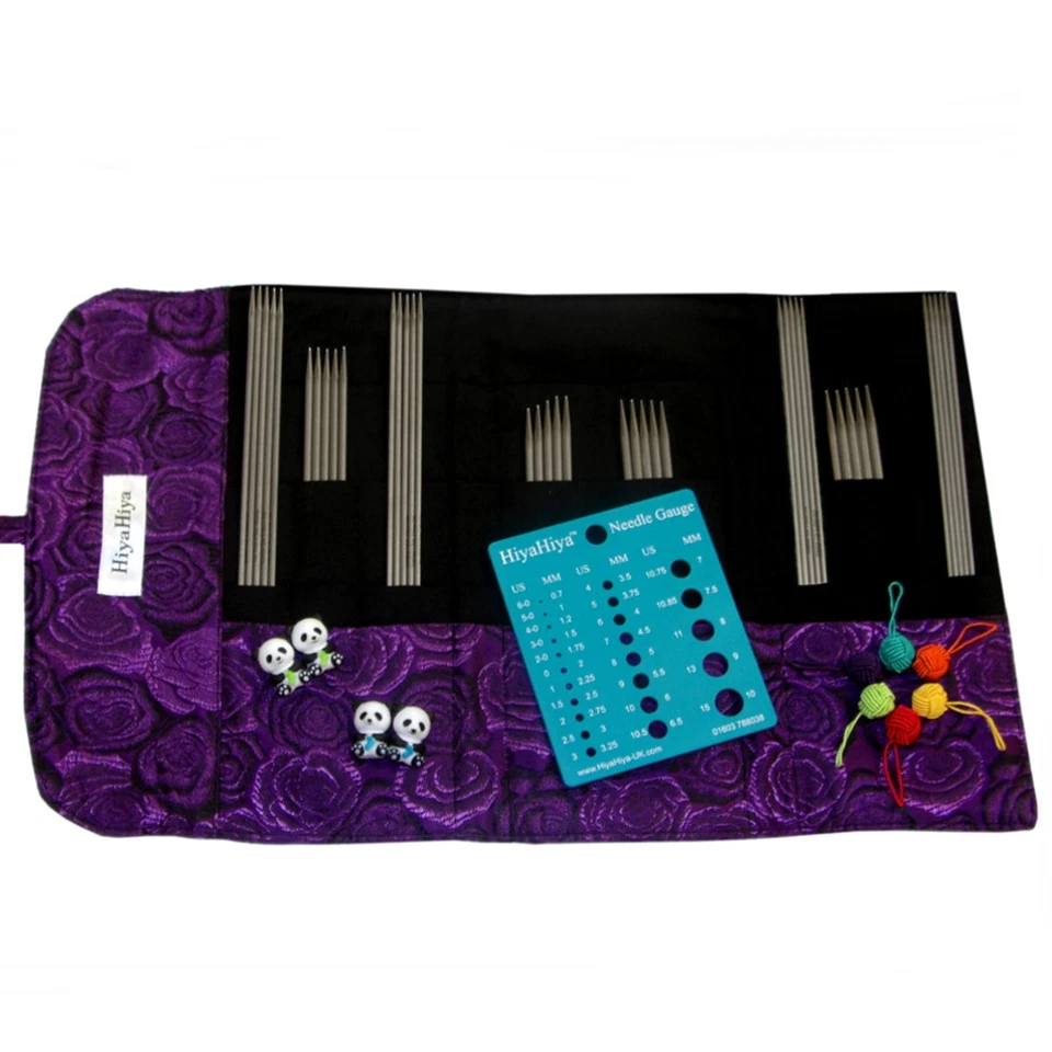 HiyaHiya Acciaio Doppia Punta Ago Combinato Set, Dpns , 15 CM, 20cm - Immagine 1 di 3