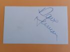 Dave Herman (d. 2022) Signed Index Card - Jets, Michigan State
