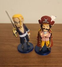 One Piece WCF Figure Roger Pirates Silvers Dark King Rayleigh & Gol D Roger Lot 