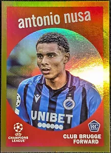 2022-23 Topps Merlin Chrome UEFA #59-35 Antonio Nusa RC Rookie 1959 Gold #/50 - Bild 1 von 2