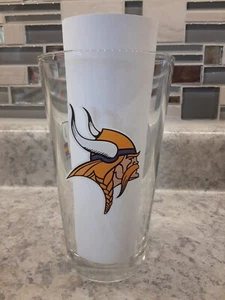 Minnesota Vikings Miller Lite Ventilador Sabor Activador Vidrio de Pinta 6" - Imagen 1 de 7