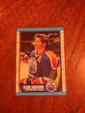 1989 O-Pee-Chee Hockey Glenn Anderson 226 Edmonton Oilers