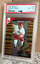 JAROME IGINLA RC PSA 8 SELECT GOLD #165 ROOKIE 1994